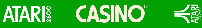 Casino logo for Atari 2600